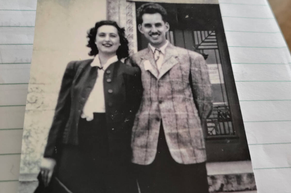 Vernon’s Elsie Wilson and her late husaband, Jack, ran the FM. Ladies Wear Shop on 30th Avenue for nearly three decades. Elsie celebrates her 100th birthday Thursday, May 18. (WIlson family photo)