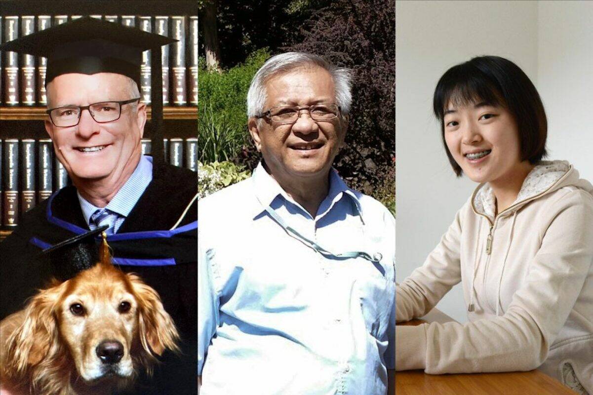 From right to left: Alex Ross, Yee Siong Pang, and Fiona Gu. (UBC handout photo)