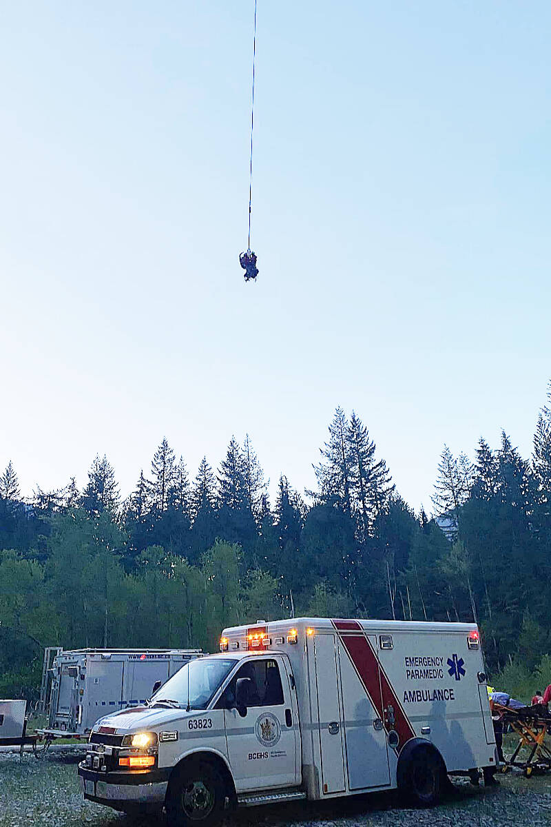 Ridge Meadows Search and Rescue and Coquitlam Search and Rescue were called to Golden Ears Provincial Park Friday evening, May 20. (Ridge Meadows Search and Rescue Facebook/Special to The News)