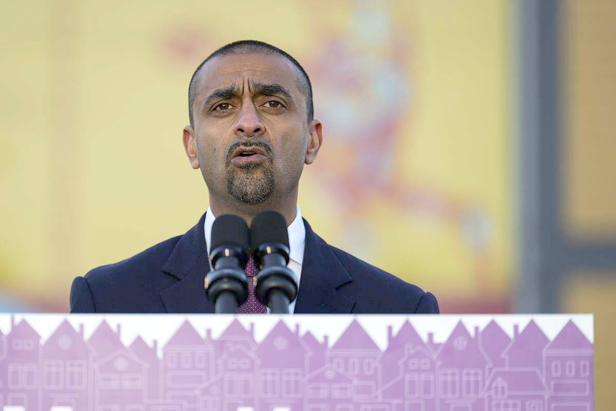 Housing Minister Ravi Kahlon has announced Vancouver and Victoria among the 10 inaugural communities subject to new housing targets. (The Canadian Press/Darryl Dyck)