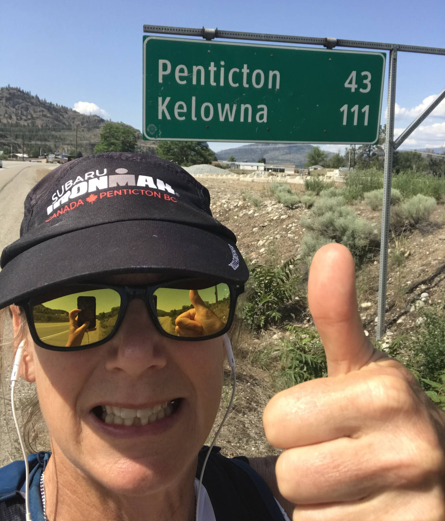 Jessica is running 900 km to spread awareness about safe drug supply after her only son died of a toxic drug supply last year. She will be in Penticton at the Peach at 3 p.m. on Sunday. (Facebook)