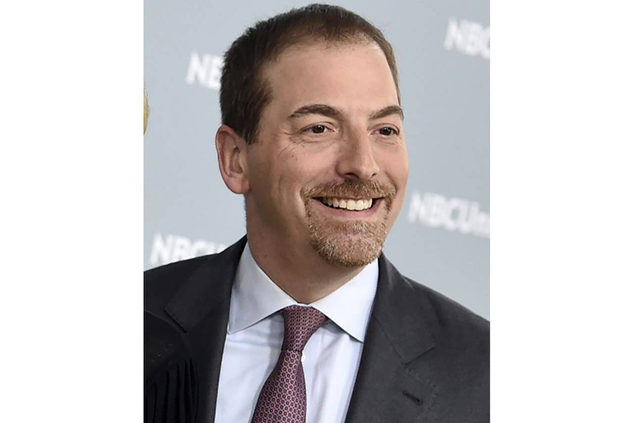 FILE - This May 14, 2018 file photo shows Chuck Todd at the 2018 NBCUniversal Upfront in New York. (Evan Agostini/Invision/AP, File)