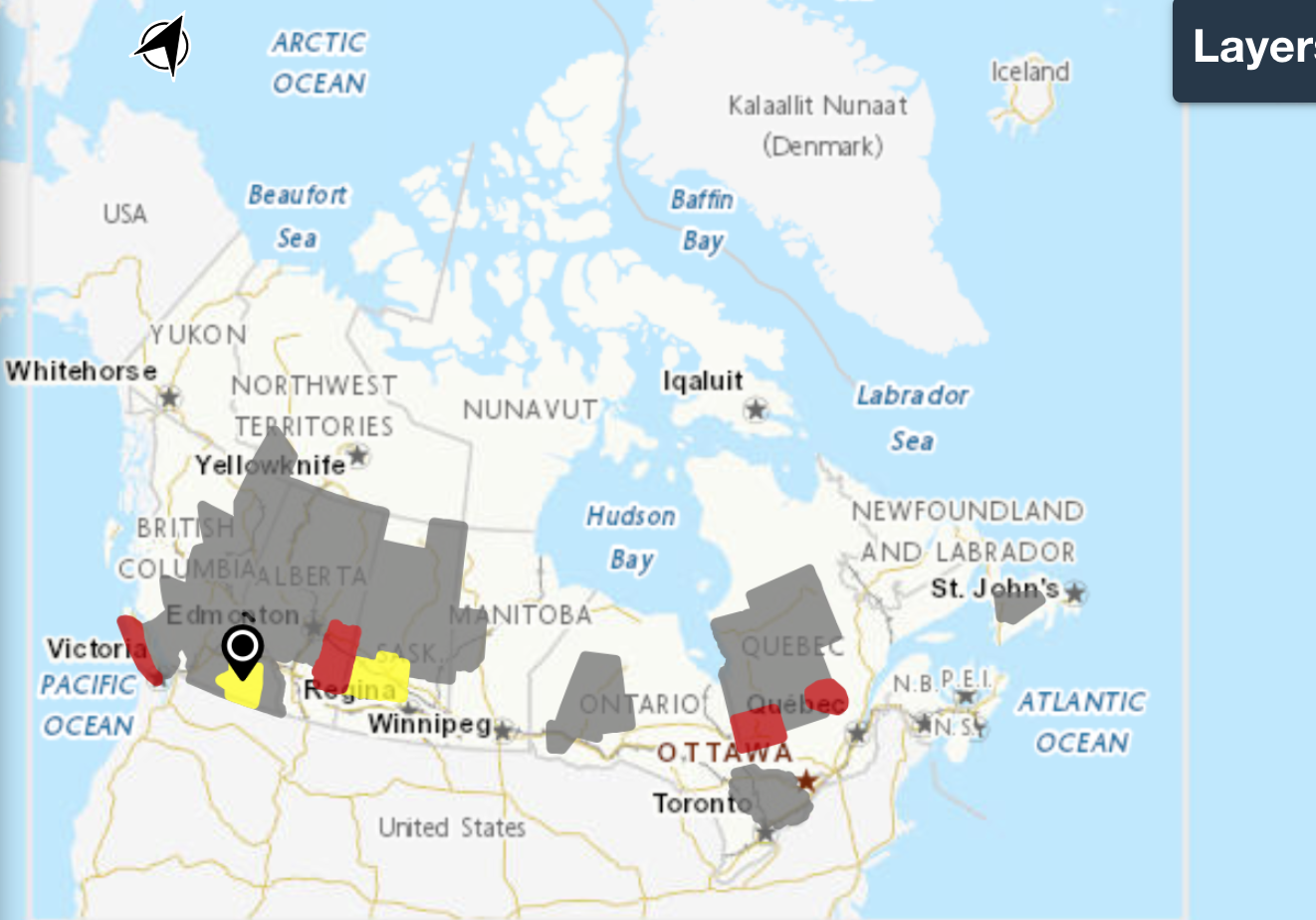 The south Cariboo, north Thompson to Sunshine Coast, and Powell River can expect wetter conditions at the beginning of this week.[June 12]