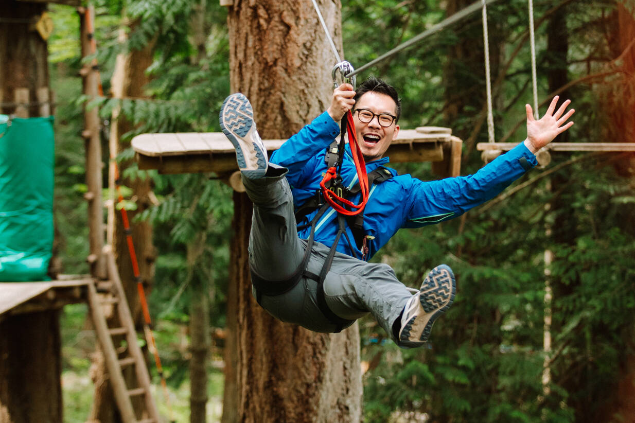 No matter your appetite for adventure, WildPlay Element Parks’ three locations across coastal British Columbia are sure to satisfy! Photo courtesy WildPlay