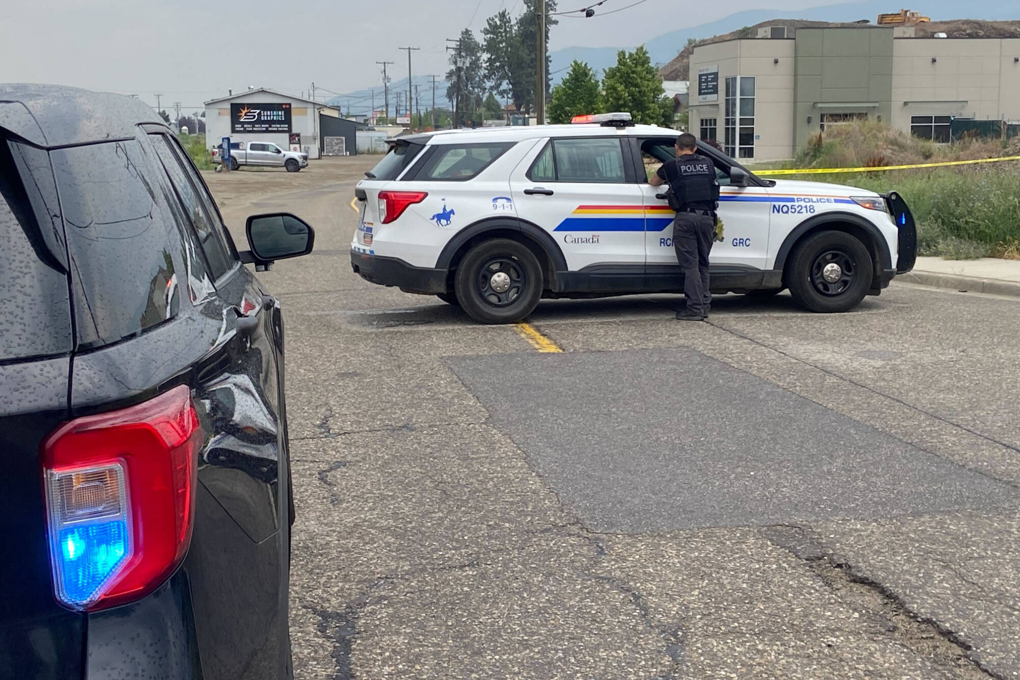 Police have confirmed a suspicious device found along railway tracks in Vernon was explosive. The device was found Wednesday afternoon, June 14, 2023. (Jennifer Smith - Morning Star)