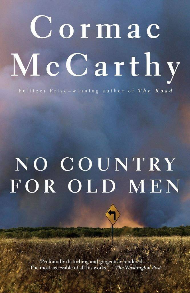 This image released by Knopf shows “No Country for Old Men” by Cormac McCarthy. (Knopf via AP)
