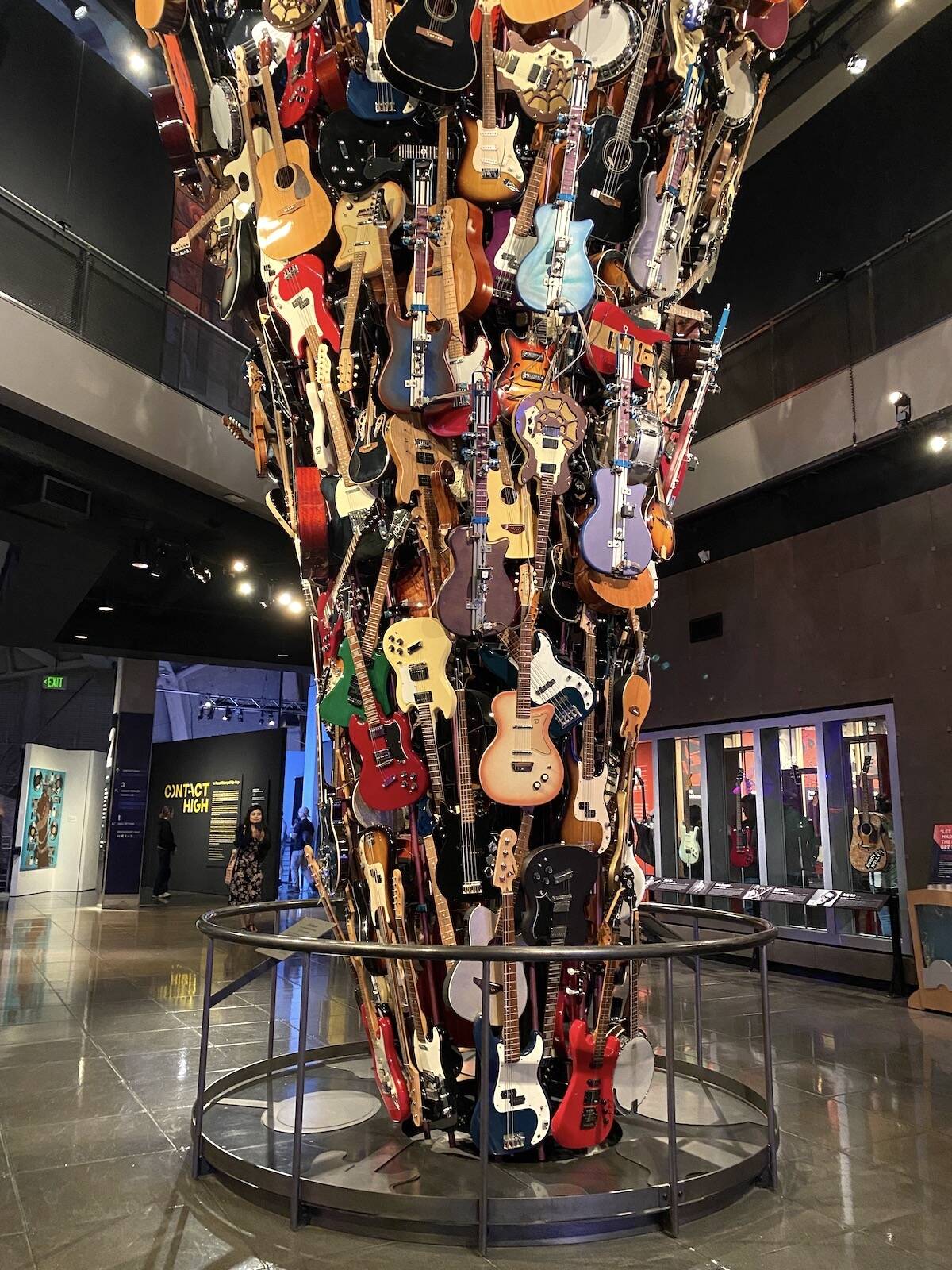 In the lobby of Seattle’s Museum of Pop Culture stands Trimpin’s “IF VI WAS IX: The Roots and Branches Sculpture.” (Photo: Tom Zillich)