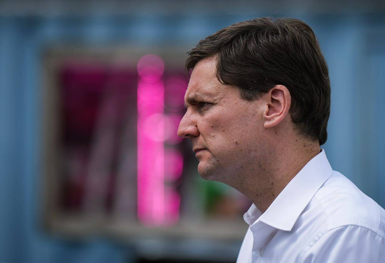 B.C. Premier David Eby, here seen in North Vancouver on June 15, said he is disappointed with federal delays in bail reform. Bill C-48 won’t be debated at the earliest until the fall. THE CANADIAN PRESS/Darryl Dyck