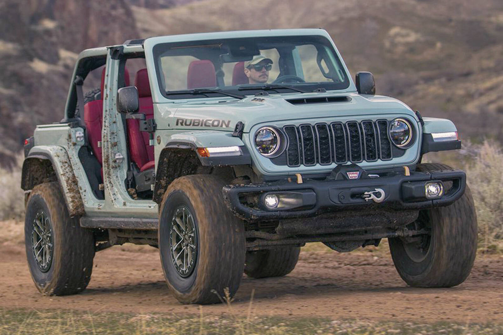 The restyled 2024 Jeep Wrangler retains its previous selection of powertrain options, including the plug-in hybrid. PHOTO: STELLANTIS