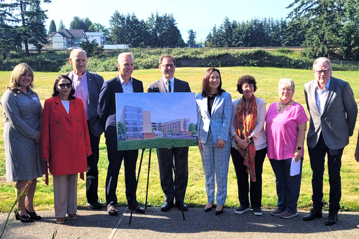 The new five-storey care home facility is expected to be completed by 2027. (City of Abbotsford photo)