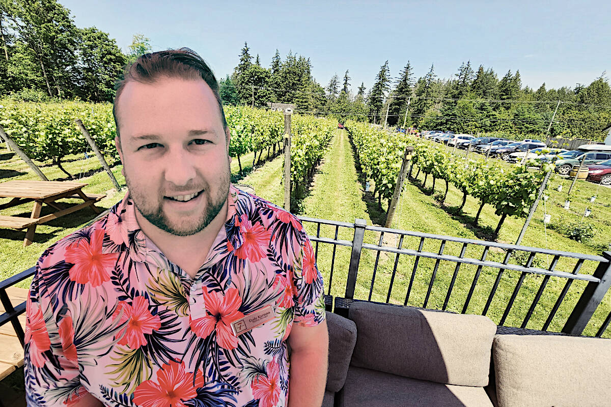 Township 7 manager Cody Karman said the Langley winery and its vineyards escaped the worst effects of last year’s winter weather, but didn’t emerge completely unscathed, either. (Dan Ferguson/Langley Advance Times)