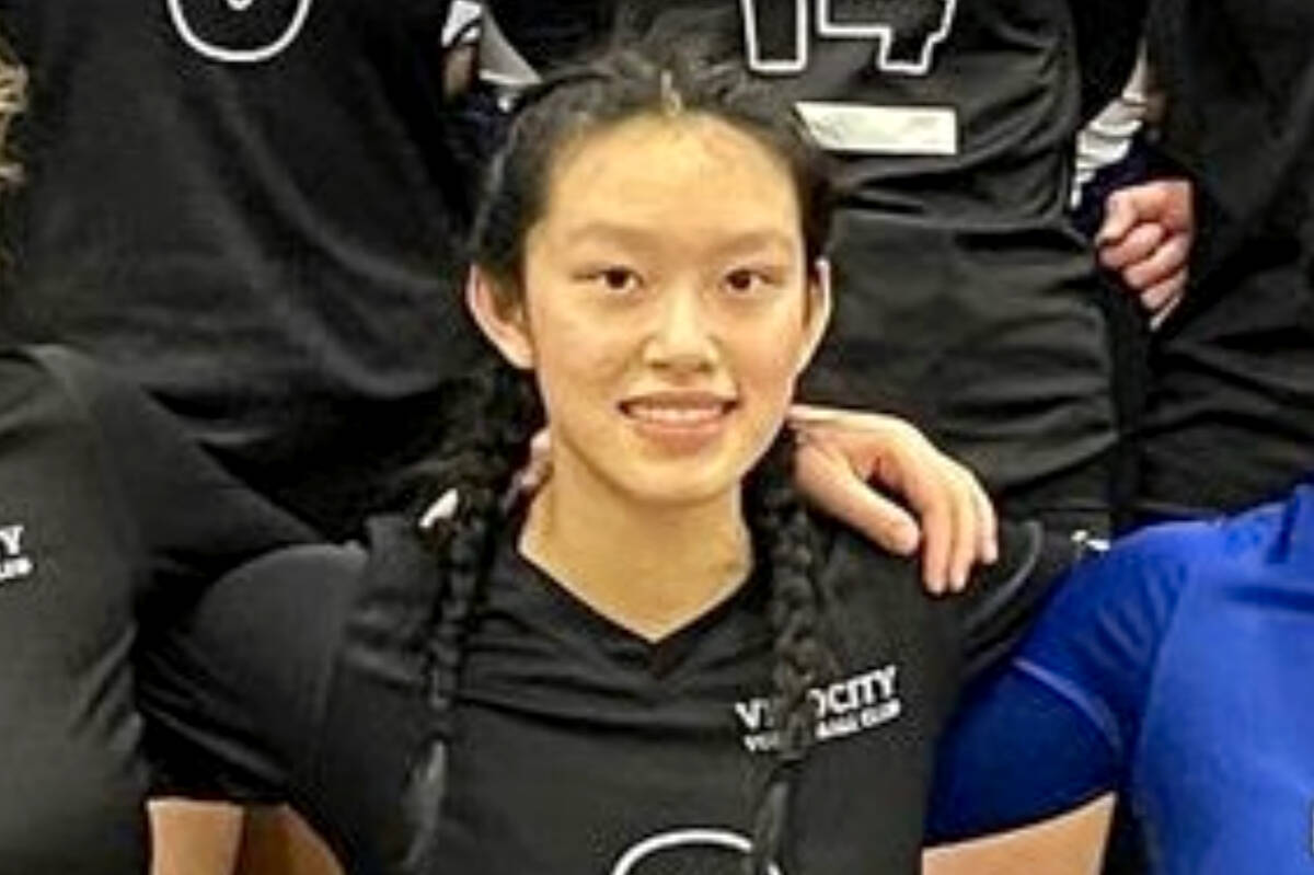 Esther Wang went missing during a hike in Golden Ears Provincial Park on June 27. (Estherwangvolleyball - Instagram/Special to The News)