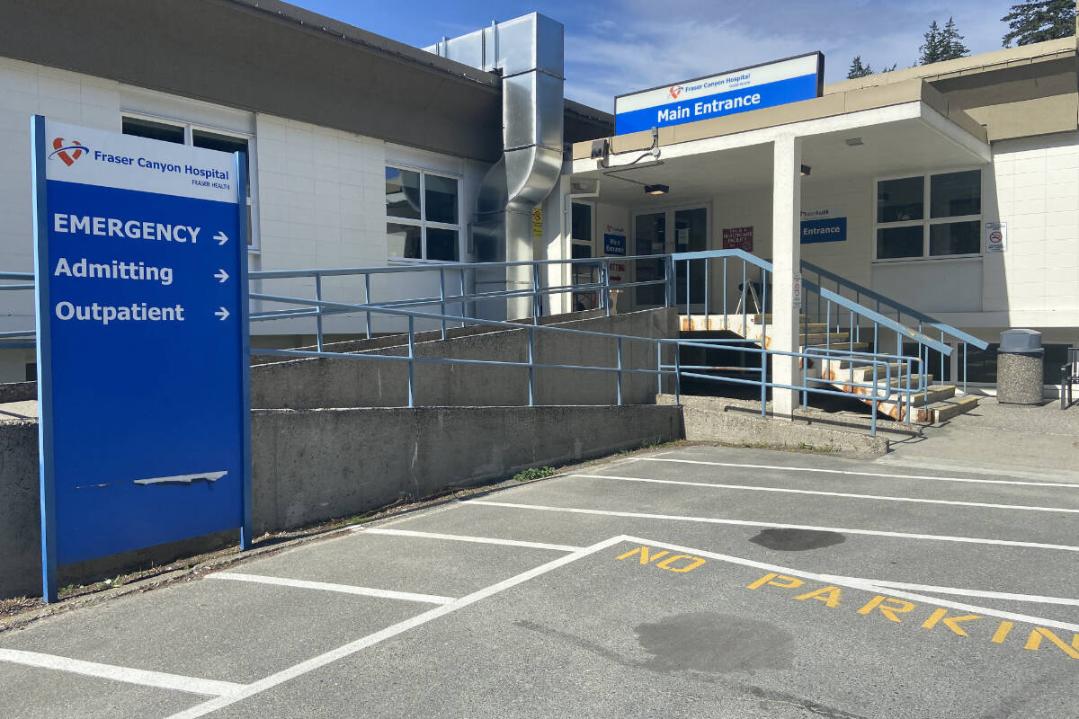 A man died at the Fraser Canyon Hospital in Hope on Wednesday (June 28) after a police shooting. (Kemone Moodley/Hope Standard)