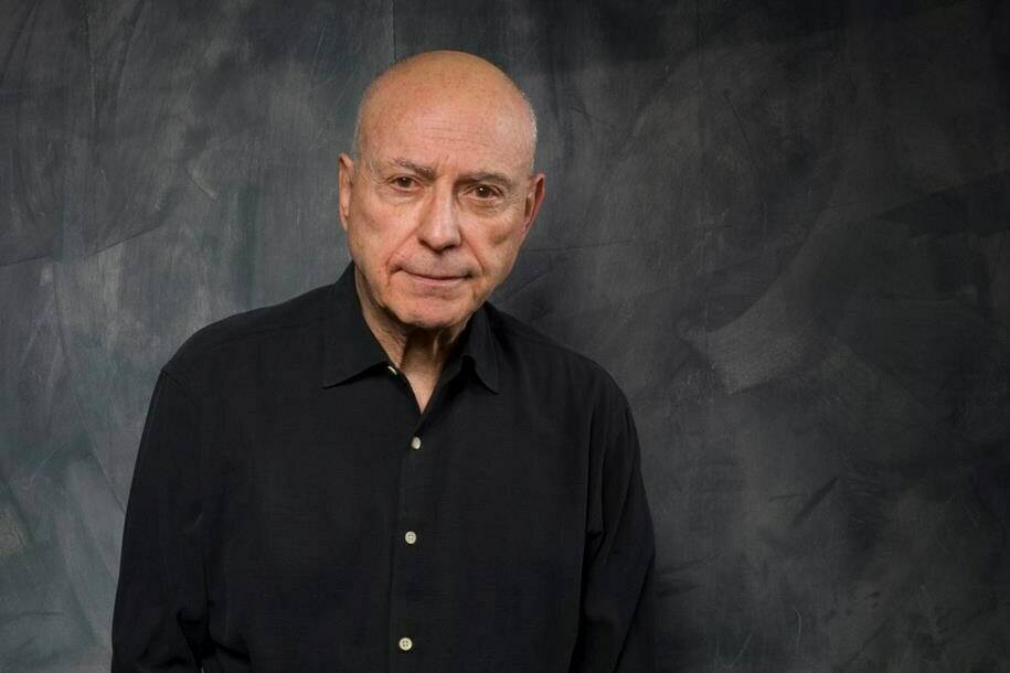 FILE - Alan Arkin poses for a portrait in the Fender Music Lodge during the 2011 Sundance Film Festival in Park City, Utah on Jan. 25, 2011. (AP Photo/Victoria Will, file)