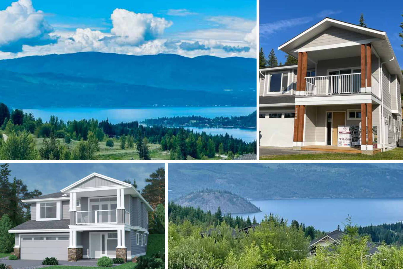 The Attainable Housing Development Society works with local communities an organizations to fill the housing gap in British Columbia. This summer, they’re hosting their New Home Raffle – giving you the chance to win an amazing home overlooking beautiful Shuswap Lake. Photos courtesy AHDS
