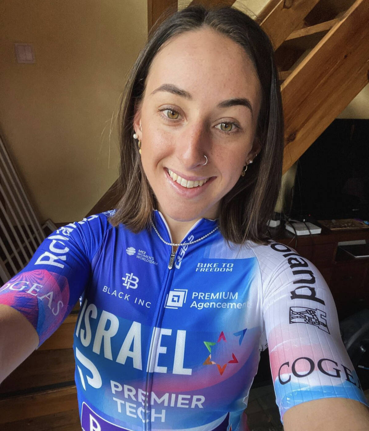 Cyclist Maggie Coles-Lyster signed with Israel-Premier Tech Roland in May 2023. (Maggie Coles-Lyster/Special to The News)