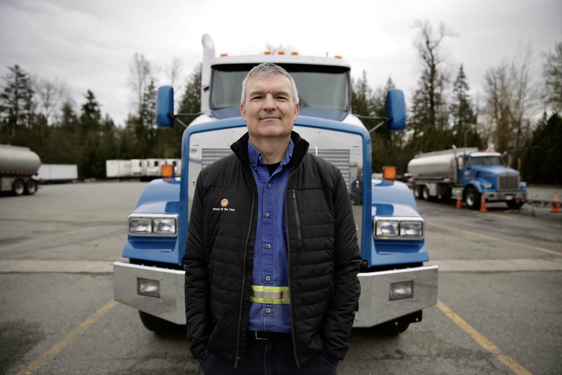 Abbotsford truck driver Kevin Boese has been named Driver of the Year in North America by Shell. He drives for Scamp Transport in Langley. (Submitted photo)