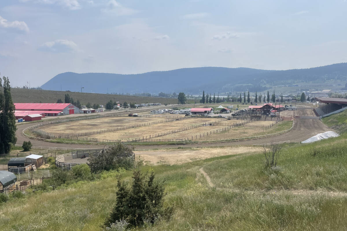 The Williams Lake Stampede Grounds are ready and willing to house livestock and owners displaced by wildfires if needed. (Ruth Lloyd photo - Williams Lake Tribune)