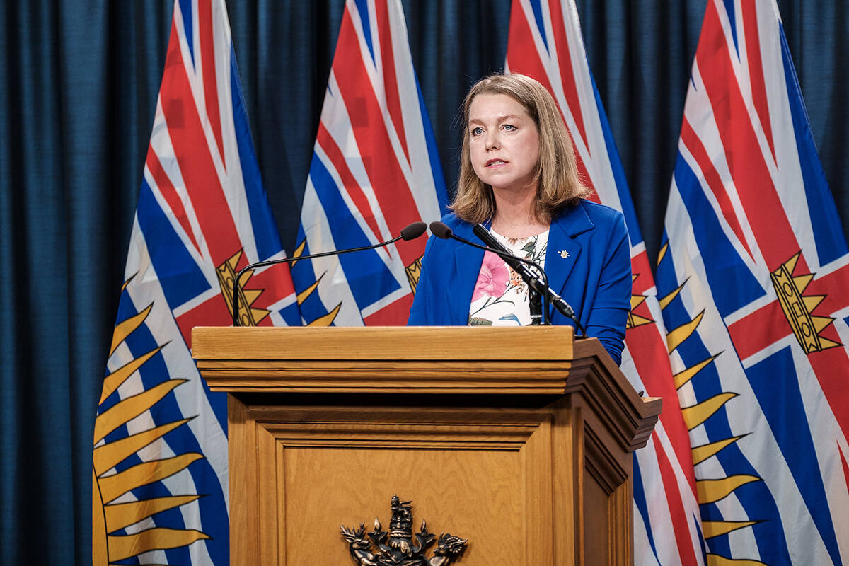 Mitzi Dean, Minister of Children and Family Development, says she remains committed to her work. (Photo courtesy Government of BC)