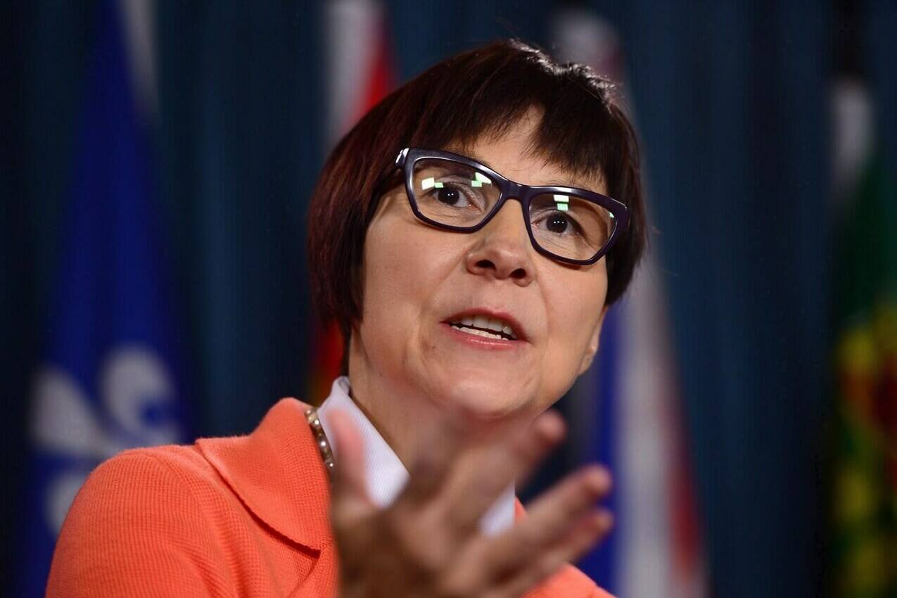 Cindy Blackstock, Executive Director of First Nations Child and Family Caring Society holds a press conference on Parliament Hill in Ottawa on Thursday, Sept. 15, 2016. The Canadian Human Rights Tribunal has approved a $23.4-billion settlement agreement for First Nations children, youth and families harmed by the federal government’s underfunding of child welfare services.THE CANADIAN PRESS/Sean Kilpatrick