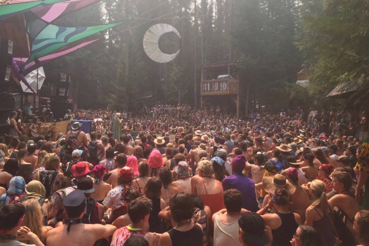Police say impaired driving is a major issue for people leaving Shambhala Music Festival. File photo
