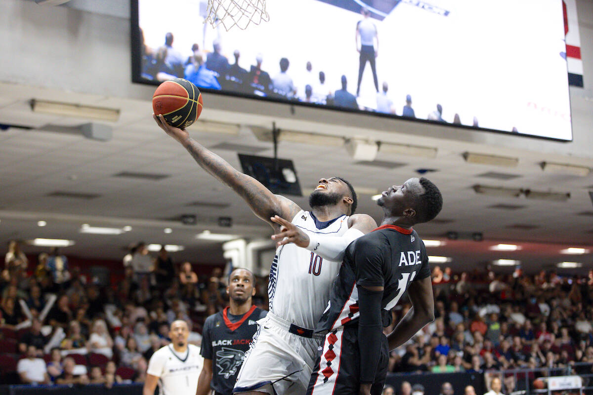 A game-winning three-pointer by Duane Notice gave the Vancouver Bandits a 90-89 upset victory over the Ottawa BlackJacks (12-8) on Thursday night, July 27, at TD Place. (Vancouver Bandits/Special to Langley Advance Times)