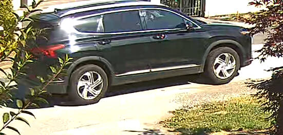Homicide police are are looking for additional witnesses as they release images of the suspect vehicle in the Richmond fatal shooting on July 27. The suspect vehicle is described as a black 2021 Hyundai Santa Fe. (IHIT)
