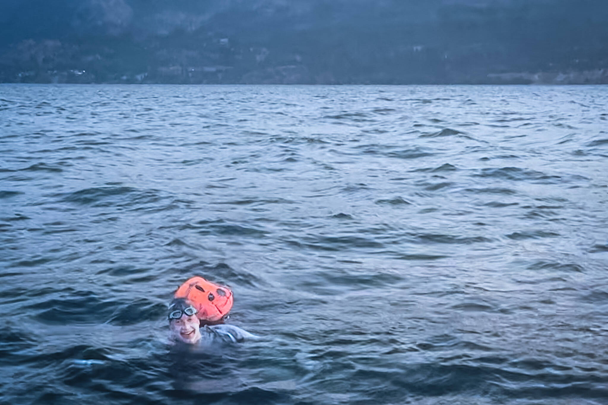 Nick Pelletier, an endurance athlete based in Kelowna, is vying to beat a world record by swimming the length of Okanagan Lake from Vernon to Penticton. (Jacqueline Gelineau/Capital News)
