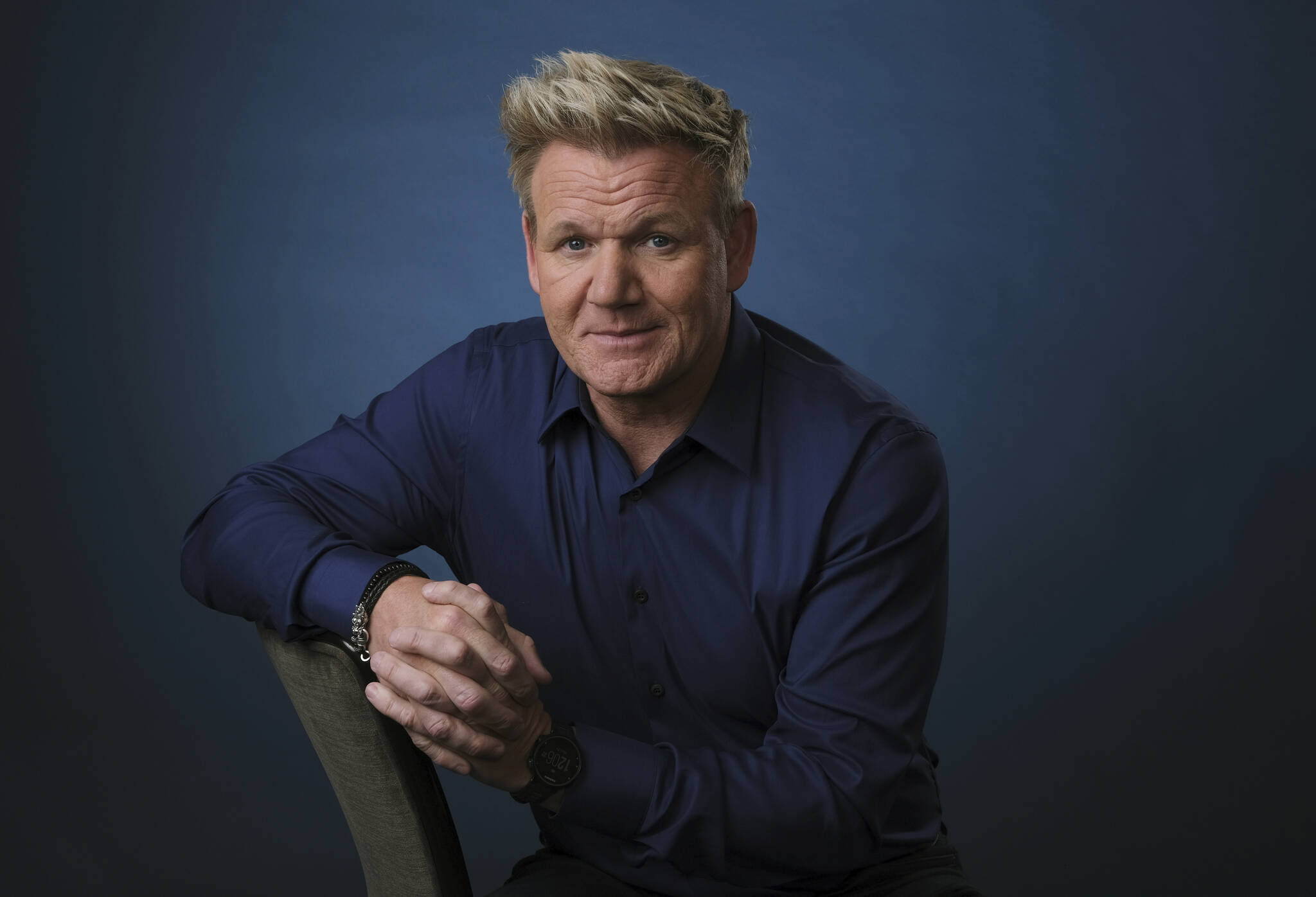 FILE - Chef and TV personality Gordon Ramsay posing for a portrait in Beverly Hills, Calif., on This July 24, 2019. Ramsay’s new competition series “Gordon Ramsay’s Food Stars” will debut this fall. (Photo by Chris Pizzello/Invision/AP, File)