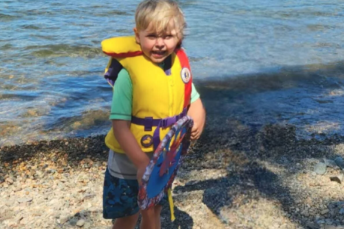 Kash Bakker, just 3-years-old was killed when a tree fell on him at Okanagan Lake Provincial Park campground on July 29. (GoFundMe page)