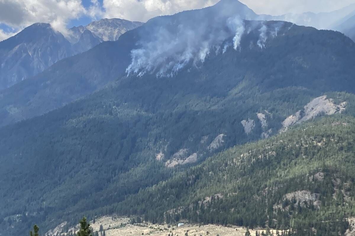 The Stein Mountain wildfire. (BC Wildfire Service)