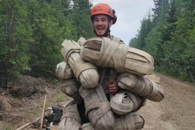 Firefighter Zak Muise worked for Big Cat Wildfire and died at age 25 while helping to battle the Donnie Creek Wildfire in northeastern B.C. A memorial will be held Wednesday, Aug. 9 at 1 p.m. at Skaha Lake Park. (picture courtesy of BC Wildfire Services)