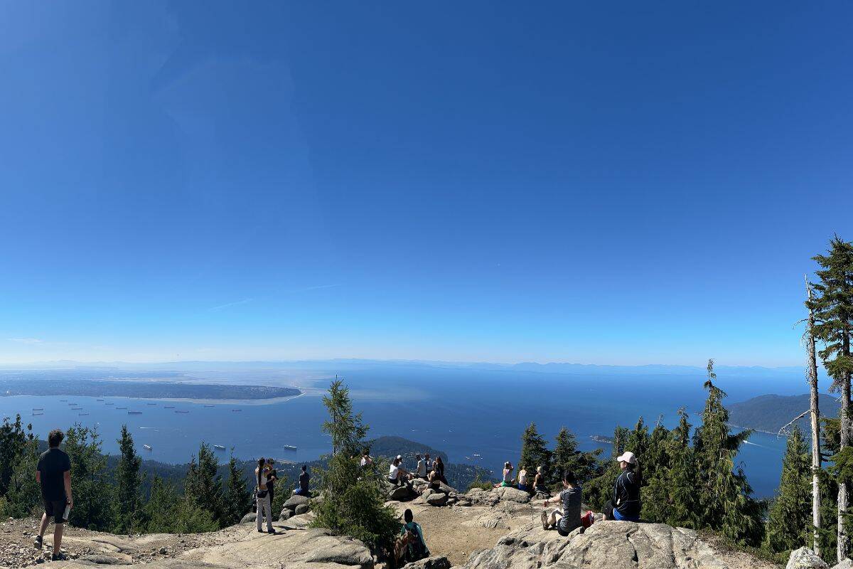 The view from Eagle Bluffs on August 13, 2023. (Photo: Anna Burns)