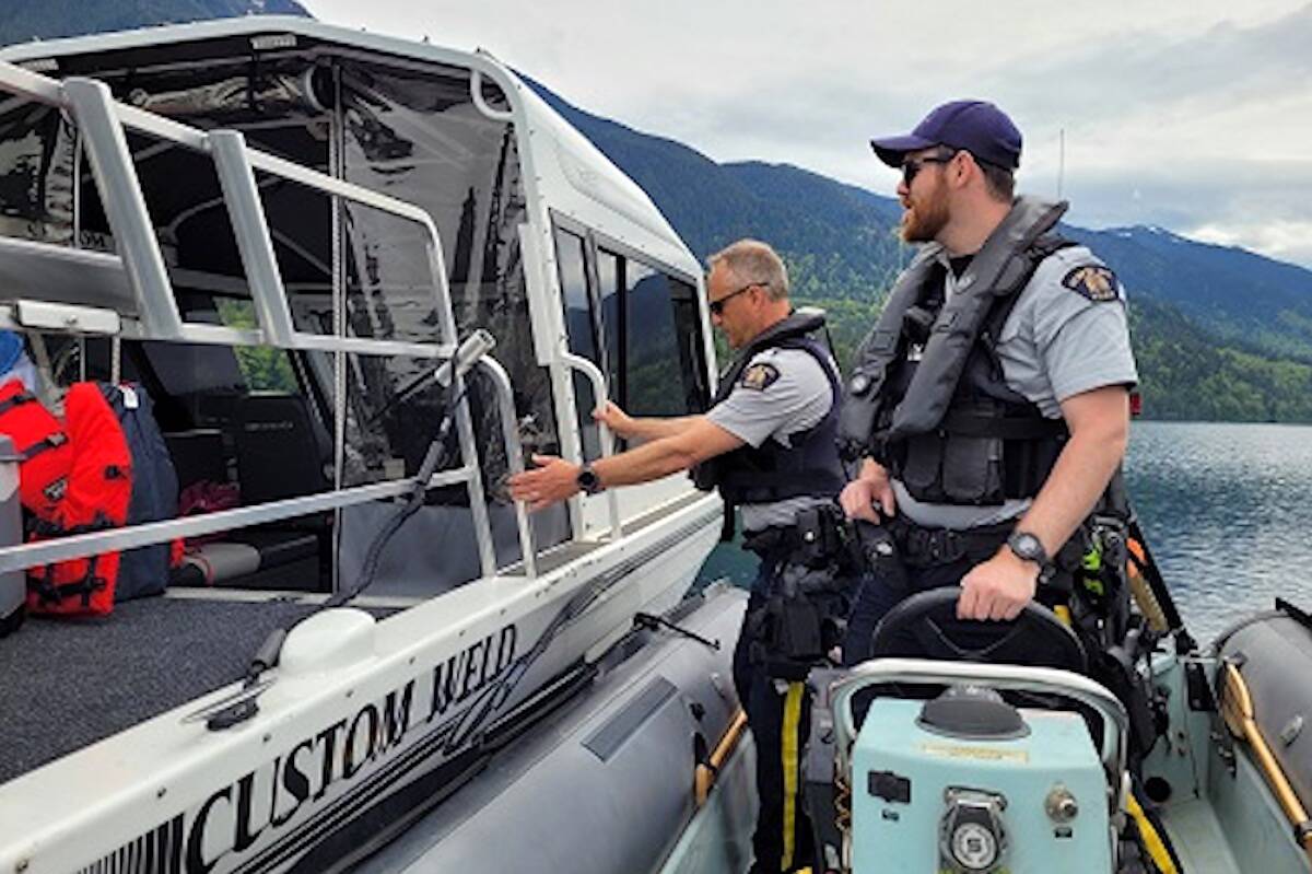 BC RCMP underwater recovery team located body of man from Surrey in Cultus Lake on Aug. 15, 2023. (Twitter/UFVRD)