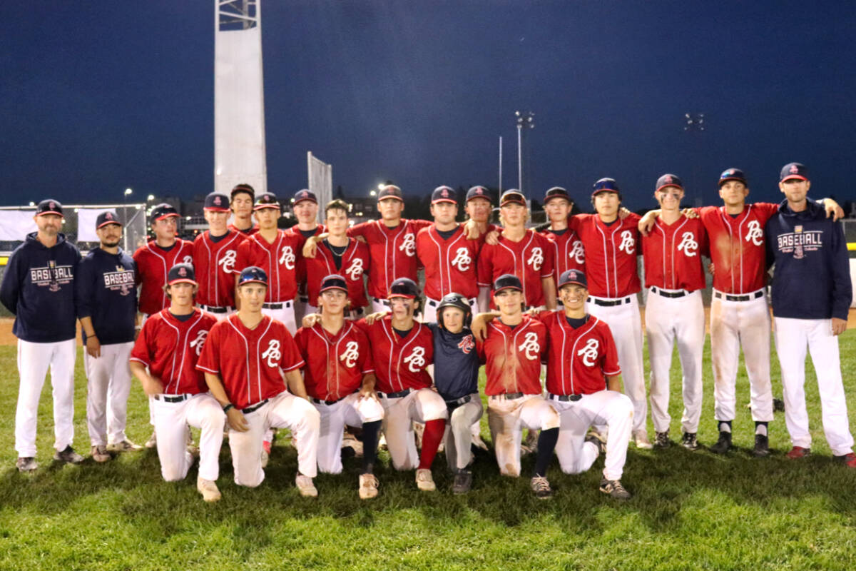 Team BC won silver after finishing the Baseball Canada Cup with a record of 4-3. (Baseball Canada/Special to The News)