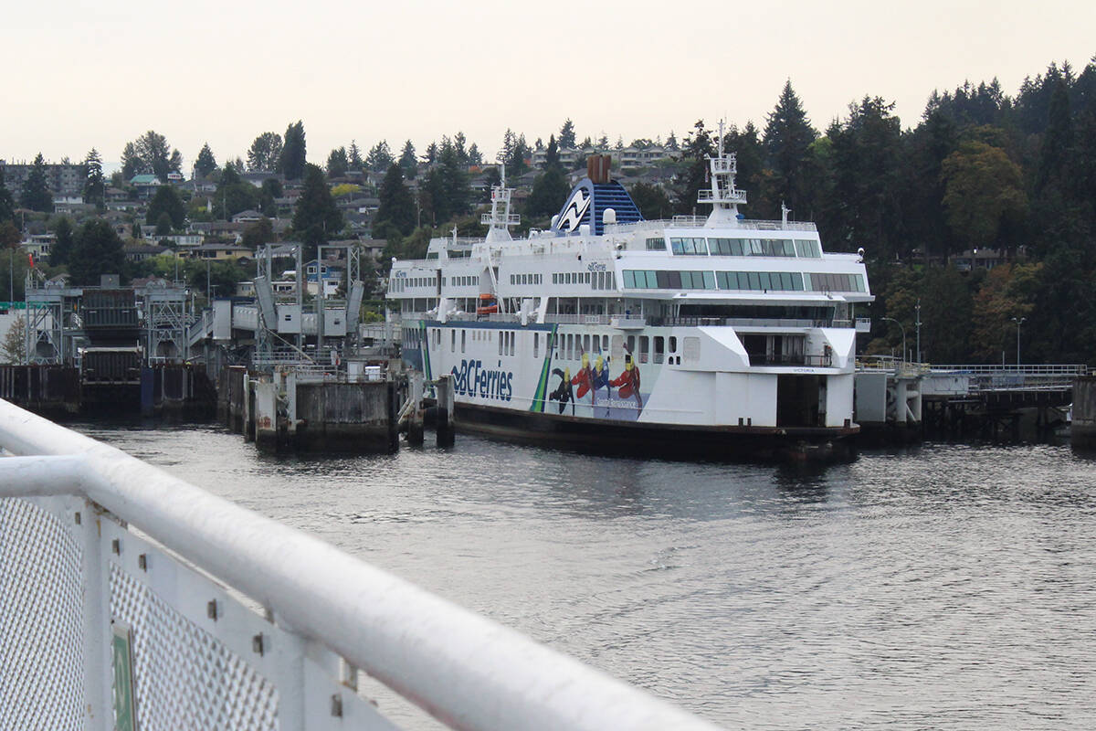 The BC Ferries vessel the Coastal Renaissance will be out of service for weeks with a mechanical problem. (News Bulletin file photo)