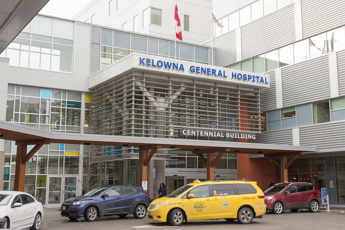 Kelowna General Hospital. (Michael Rodriguez/Capital News)