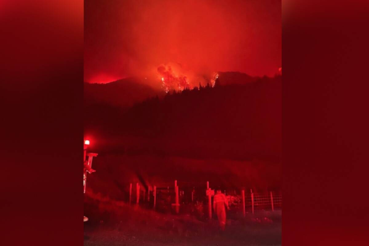 Derek Sutherland, director of the Shuswap Emergency Program’s (SEP) Emergency Operations Centre  remarked Friday night, Aug. 18, that “it’s been absolutely the most devastating day of wildfire in the Shuswap’s history.” (CSRD images)