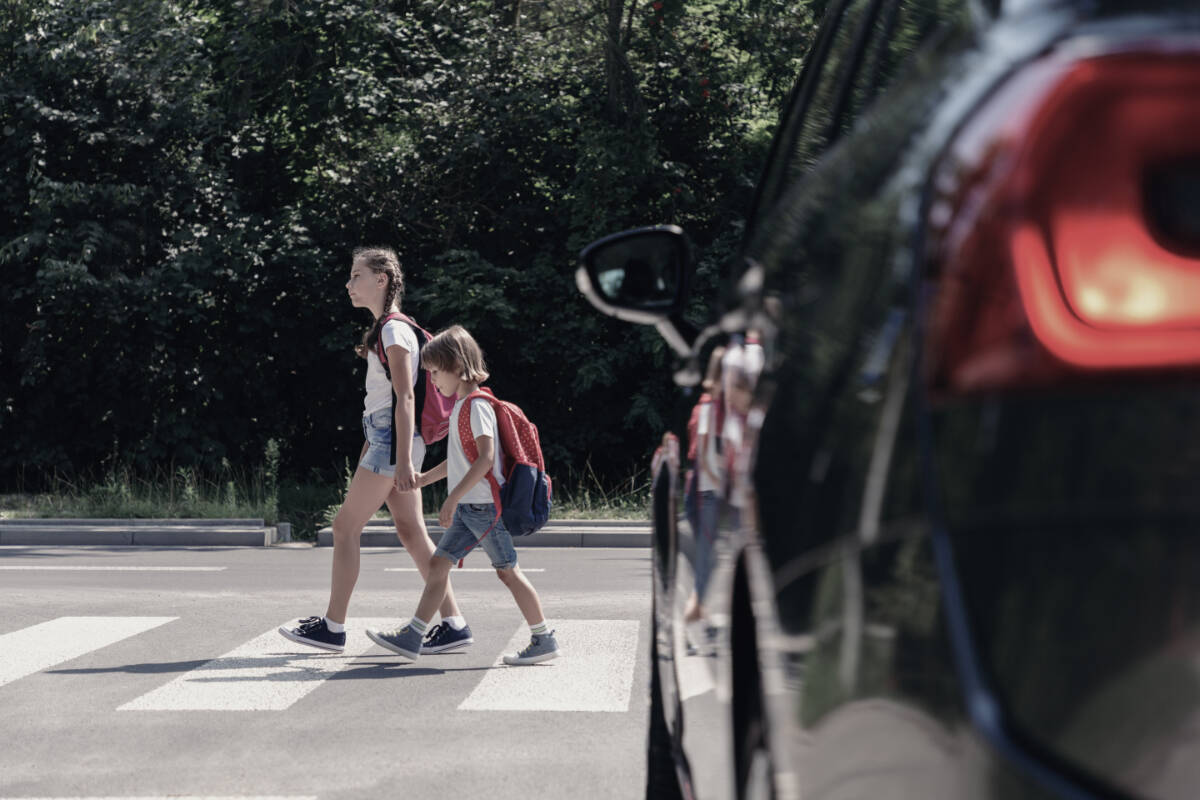 Be extra cautious in and around school zones as children head back to school.