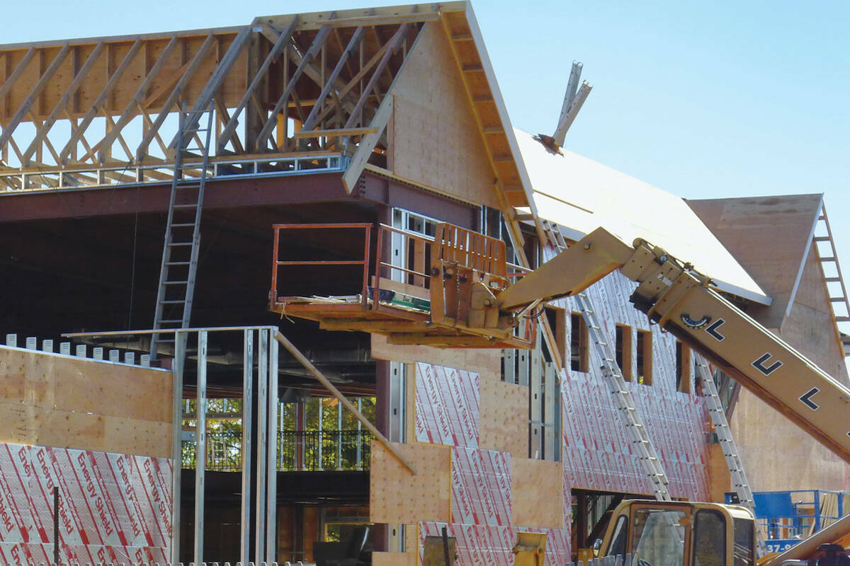 Residential construction as measured by new units created dropped in B.C. this July by 29 per cent. (Black Press Media file photo)