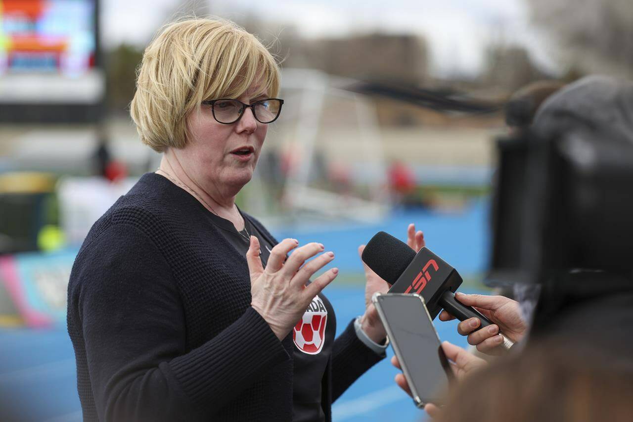 <div>Canada’s new sports minister says she’s not ready to laud Hockey Canada on its efforts to change its culture and the culture of the sport. Minister of Sport and Physical Activity, Carla Qualtrough speaks to the media at Canada’s practice session at the Women’s World Cup in Melbourne, Australia, Sunday, July 30, 2023. THE CANADIAN PRESS/Victoria Adkins</div>