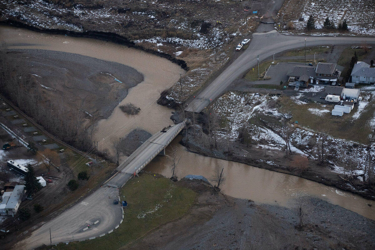 The 2021 atmospheric river caused flooding and landslides across the province, including in Merritt, where the city’s dikes failed. An FOI request shows issues with Merritt’s dikes were known for several years in advance, but nothing was done. THE CANADIAN PRESS/Darryl Dyck