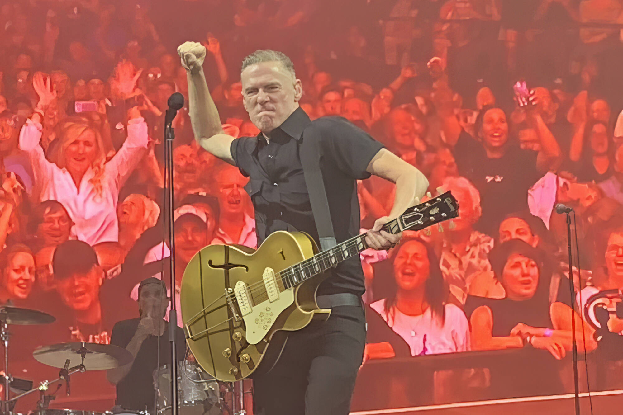 Bryan Adams rocks his sold out show in Penticton where an appreciative audience enjoyed every minute of it. (Andrea DeMeer)
