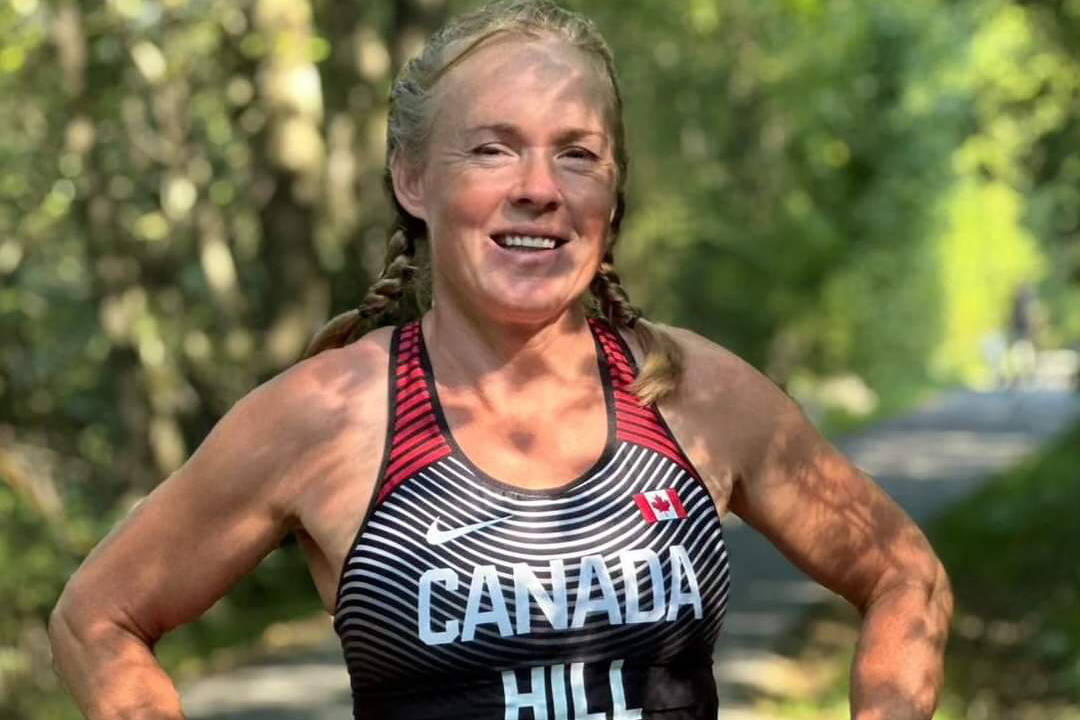 Vernon’s Shanda Hill is nearing the completing of the 2023 Swissultra Double Deca Triathlon race in Buchs, Switzerland. (Facebook photo)