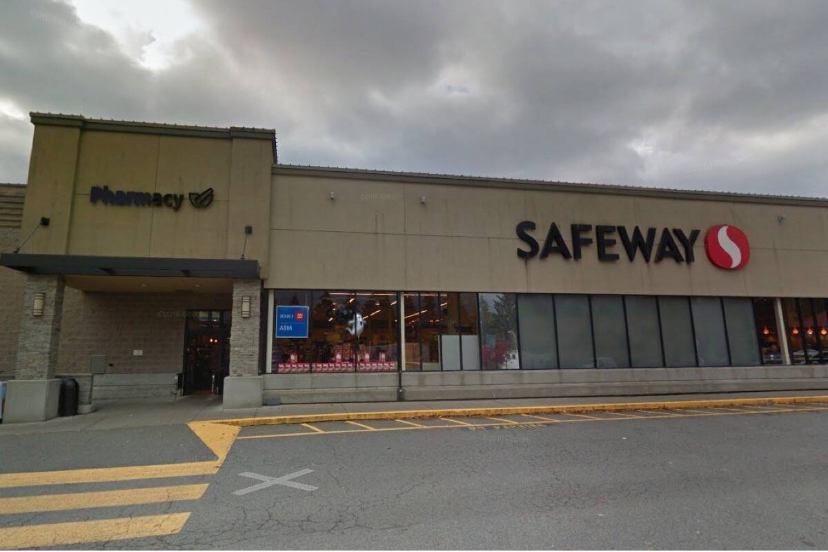 The United Food and Commercial Workers 1518 union announced Sept. 14, 2023 that employees at Safeways in the Lower Mainland to Whistler voted 98 per cent in favour of a strike. Pictured is a Safeway in Burnaby. (Google Maps)