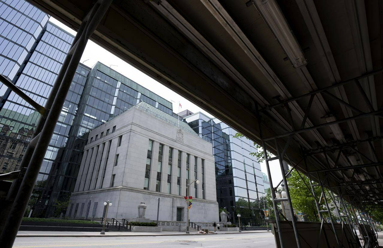 The Bank of Canada headquarters is shown in Ottawa, Wednesday, June 1, 2022. THE CANADIAN PRESS/Adrian Wyld