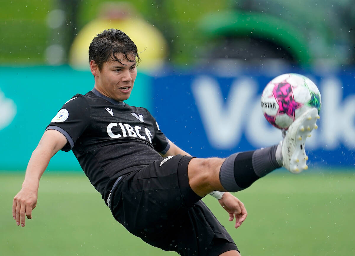 Vancouver FC claimed back-to-back wins for the first time in club history on Saturday, Sept. 23, as they downed the Halifax Wanderers 2-1 at Willoughby Stadium in Langley. (Wes Shaw/ ShotBug Press/Special to Langley Advance Times)