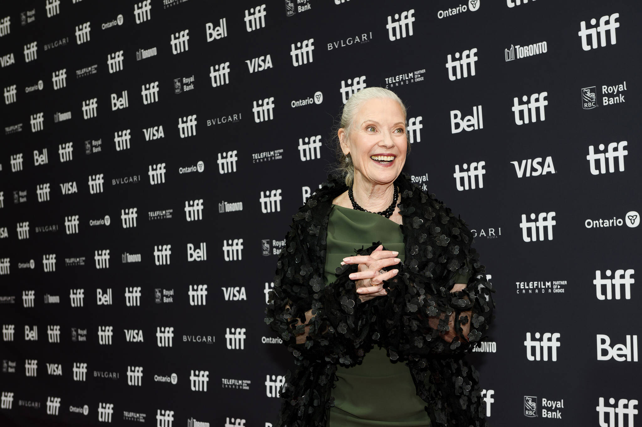 Karen Kain is photographed on the red carpet for the film “Swan Song” during the Toronto International Film Festival, in Toronto, Saturday, Sept. 9, 2023. THE CANADIAN PRESS/Christopher Katsarov