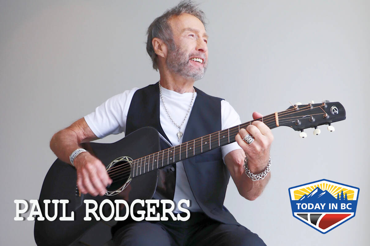 Paul Rodgers of the bands; Free, Bad Company, and The Firm. (Submitted photo)