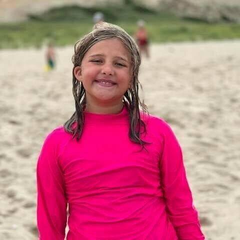 This photo provided by her family on Monday, Oct. 2, 2023, shows Charlotte Sena, 9, who vanished during a camping trip in upstate New York. Officials fear Charlotte may have been abducted while riding her bicycle Saturday evening, Sept. 30, 2023, in Moreau Lake State Park, about 35 miles (60 kilometers) north of Albany, N.Y. (Family photo via AP)